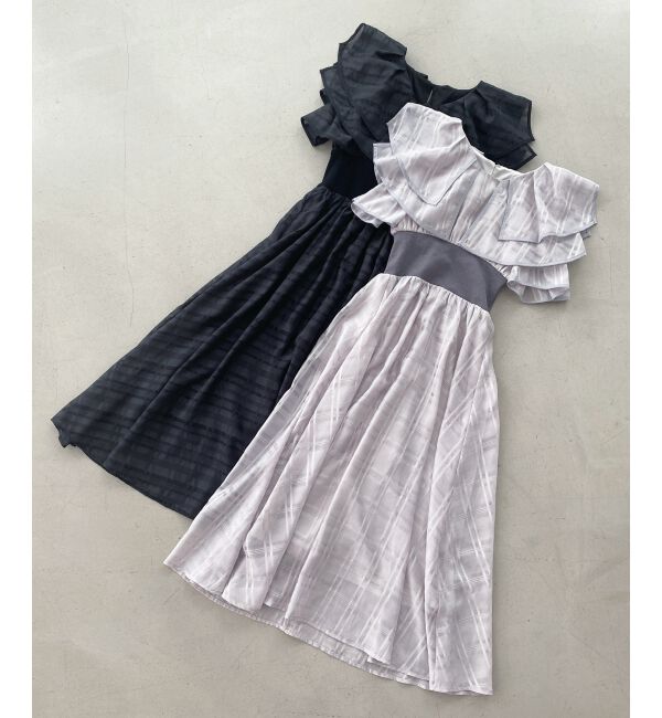  「ダブルカラーコルセットワンピース」|ワンピース|