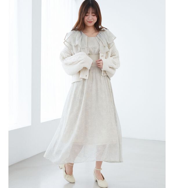  「ダブルカラーコルセットワンピース」|ワンピース|