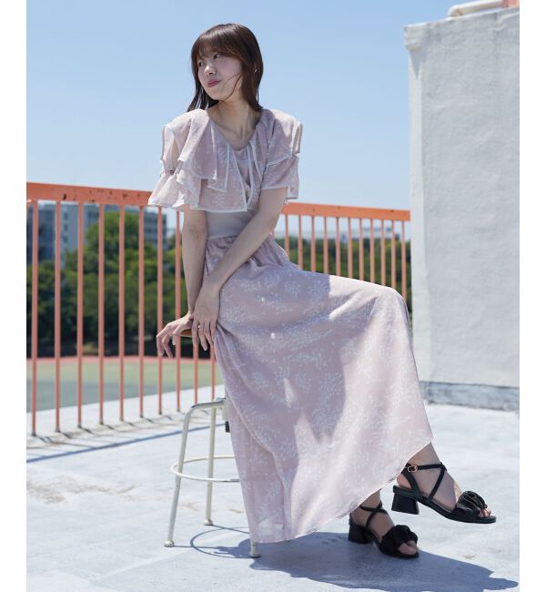  「ダブルカラーコルセットワンピース」|ワンピース|