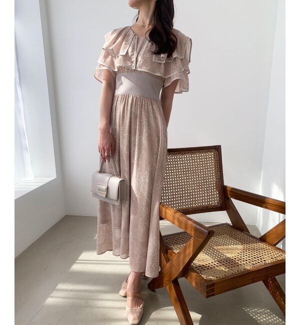  「ダブルカラーコルセットワンピース」|ワンピース|