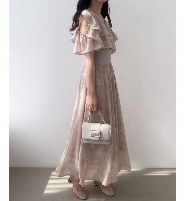  「ダブルカラーコルセットワンピース」|ワンピース|