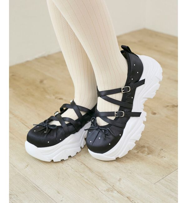  「キラキラサテンバレエスニーカー」|その他|