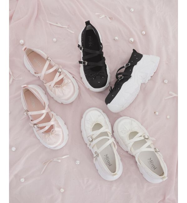  「キラキラサテンバレエスニーカー」|その他|