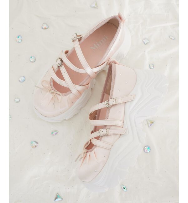  「キラキラサテンバレエスニーカー」|その他|