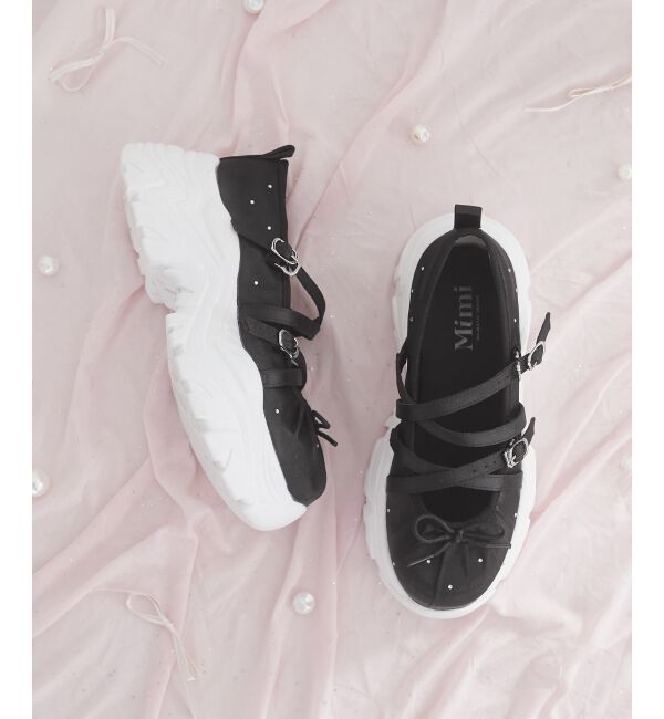  「キラキラサテンバレエスニーカー」|その他|