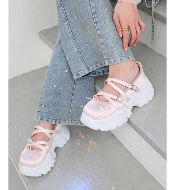  「キラキラサテンバレエスニーカー」|その他|