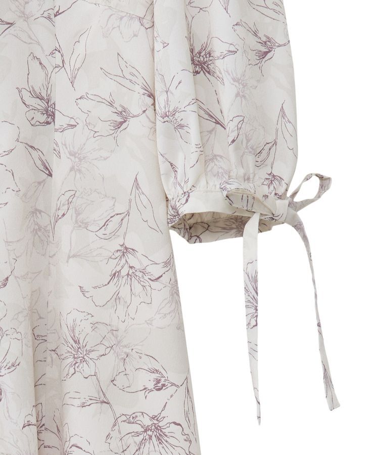 Maison de FLEUR Petite Robe「はしごレースシャツワンピース」|ワンピース|