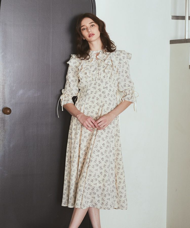 Maison de FLEUR Petite Robe「フラワープリントワンピース」|ワンピース|