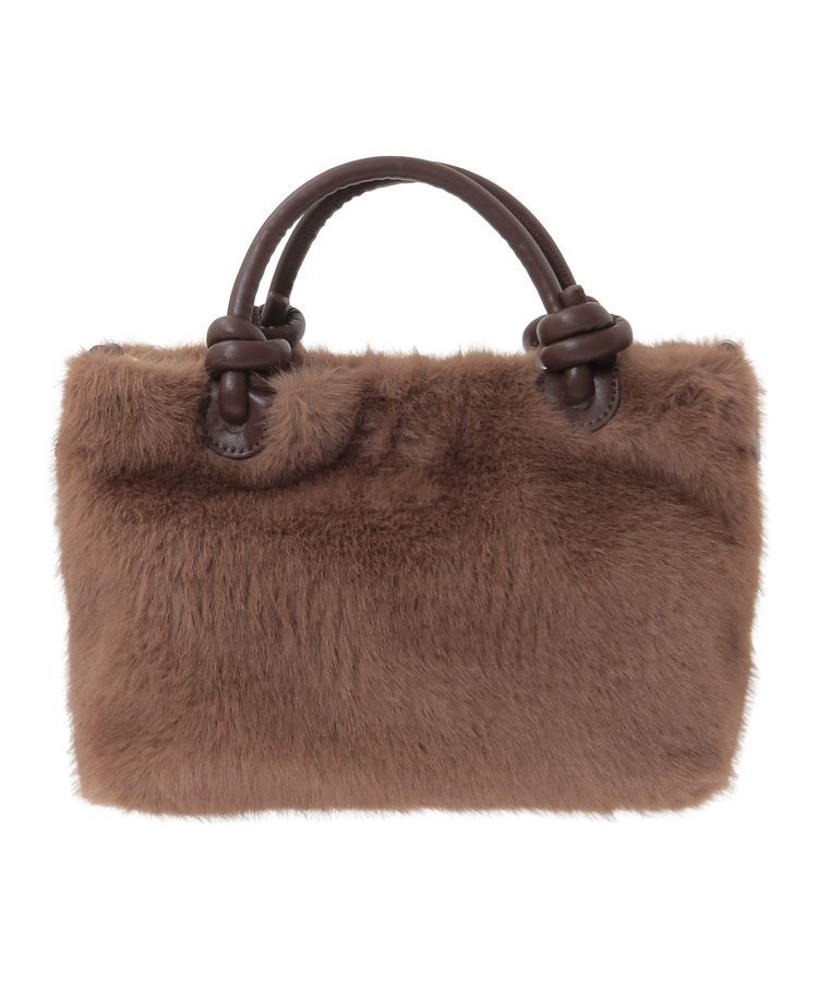 YECCA VECCA「【cache cache】フェイクファーバッグ」|ショルダー・メッセンジャー|