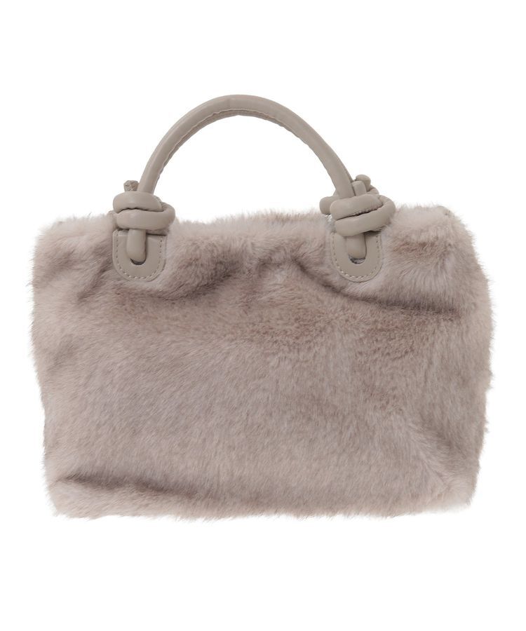 YECCA VECCA「【cache cache】フェイクファーバッグ」|ショルダー・メッセンジャー|