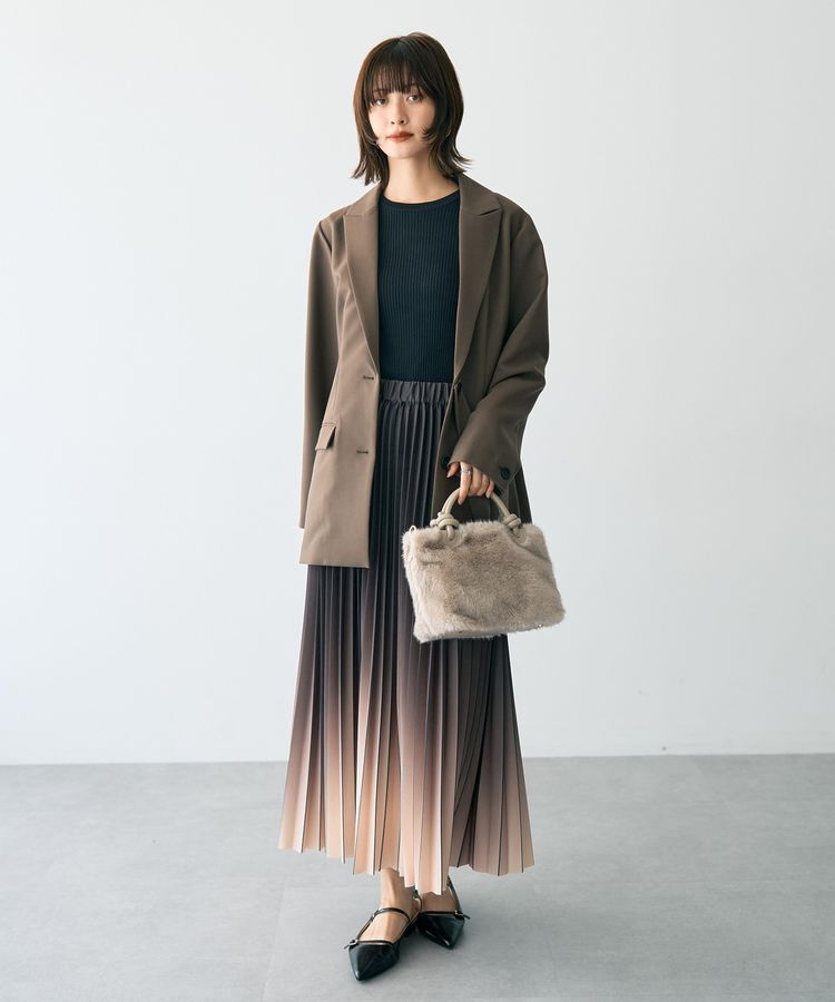 YECCA VECCA「【cache cache】フェイクファーバッグ」|ショルダー・メッセンジャー|