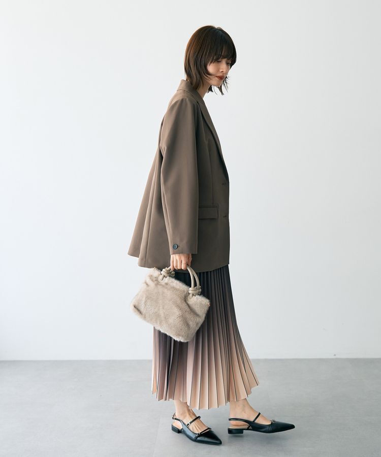 YECCA VECCA「【cache cache】フェイクファーバッグ」|ショルダー・メッセンジャー|