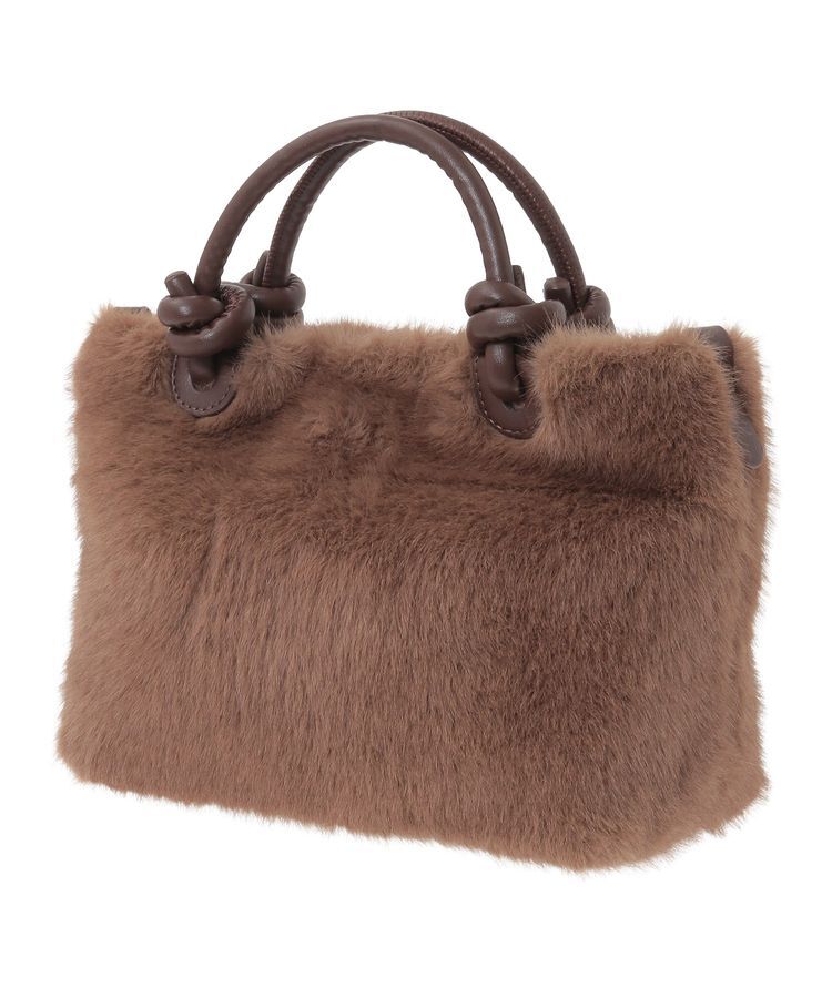 YECCA VECCA「【cache cache】フェイクファーバッグ」|ショルダー・メッセンジャー|