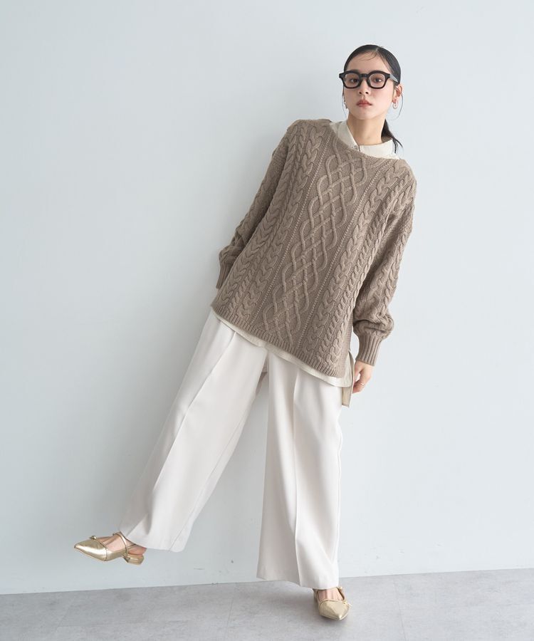 YECCA VECCA「金釦ワイドパンツ」|その他|