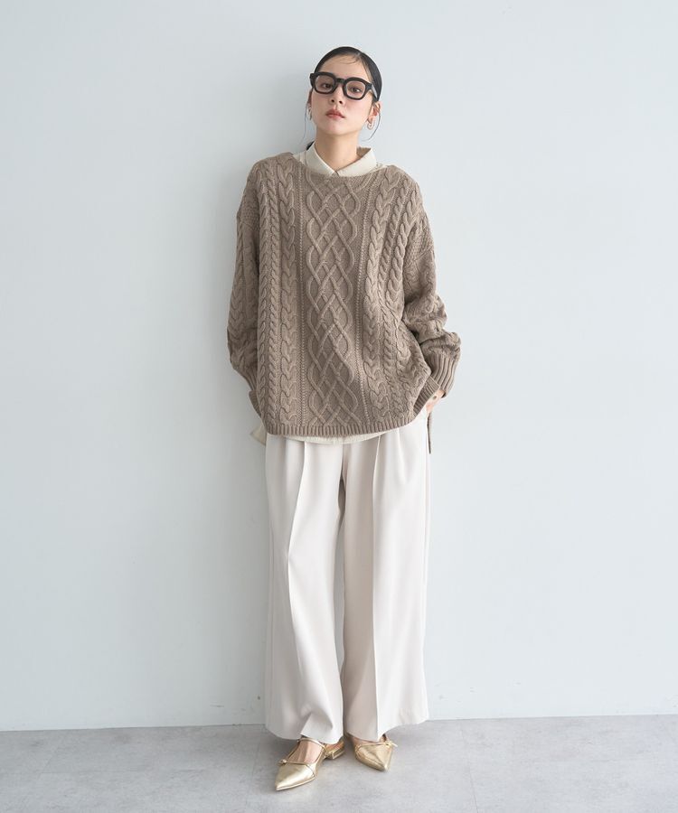 YECCA VECCA「金釦ワイドパンツ」|その他|