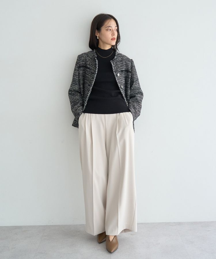 YECCA VECCA「金釦ワイドパンツ」|その他|