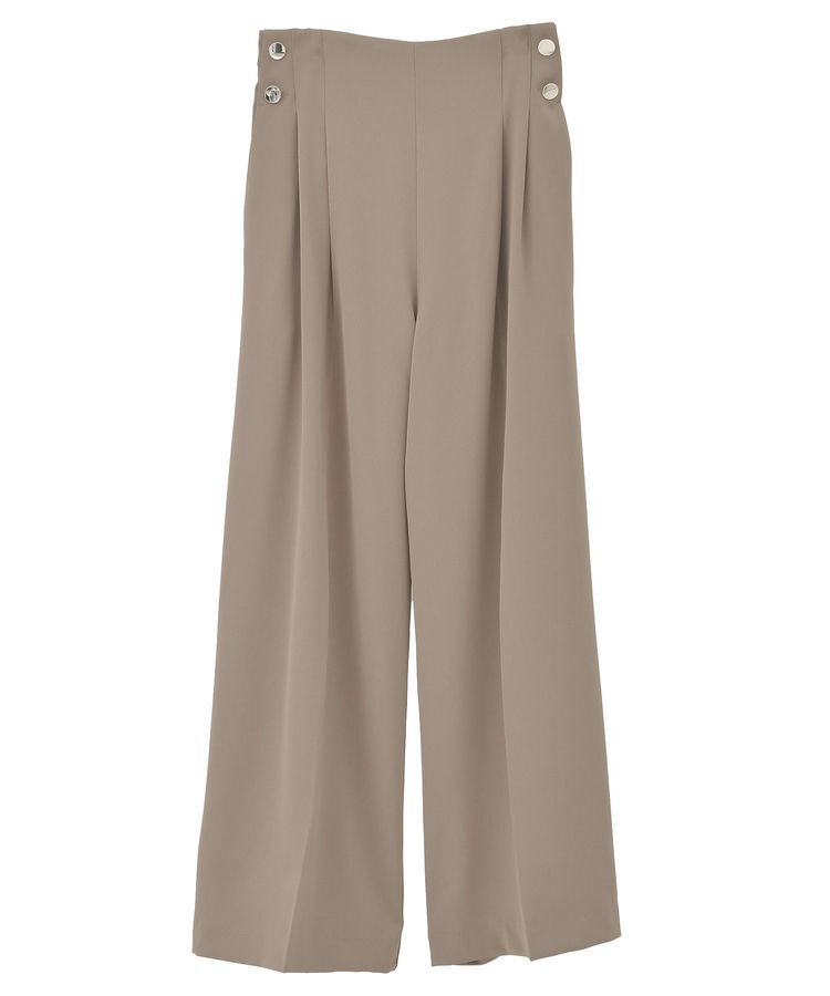 YECCA VECCA「金釦ワイドパンツ」|その他|