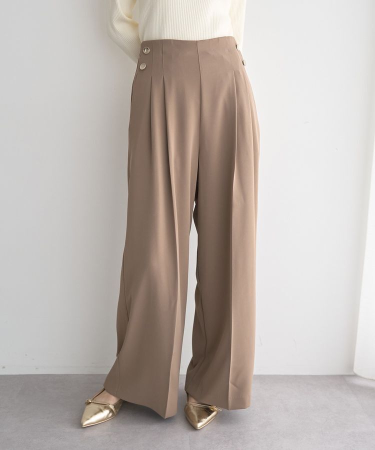 YECCA VECCA「金釦ワイドパンツ」|その他|