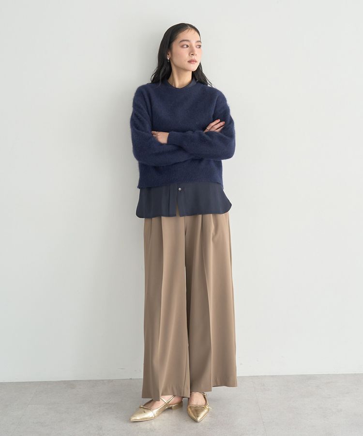 YECCA VECCA「金釦ワイドパンツ」|その他|