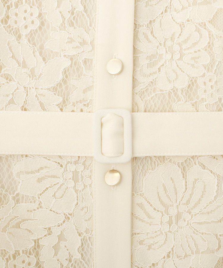 YECCA VECCA「レース切替ジレワンピース」|ワンピース|