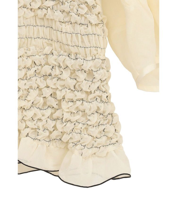 GARAGE OF GOOD CLOTHING「【CLANE】COLOR STITCHED SHIRRING TOPS」|シャツ・ブラウス|