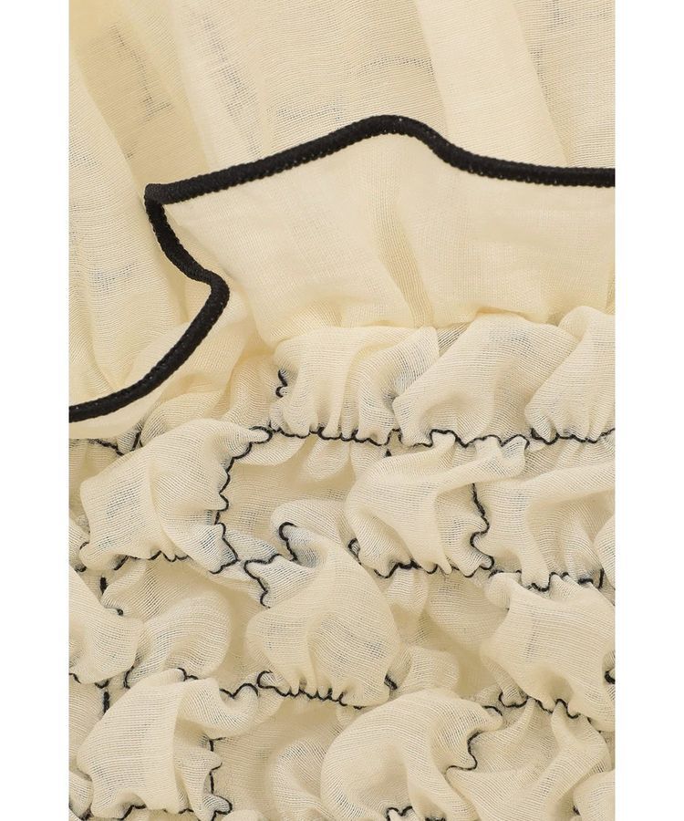 GARAGE OF GOOD CLOTHING「【CLANE】COLOR STITCHED SHIRRING TOPS」|シャツ・ブラウス|