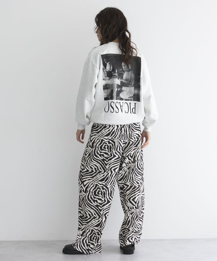 GARAGE OF GOOD CLOTHING「【日本製】ゼブラプリント４タックワイドパンツ」|その他|
