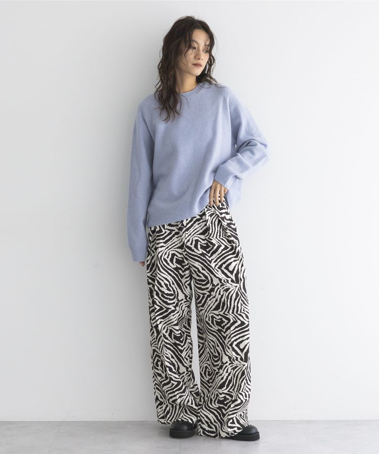 GARAGE OF GOOD CLOTHING「【日本製】ゼブラプリント４タックワイドパンツ」|その他|