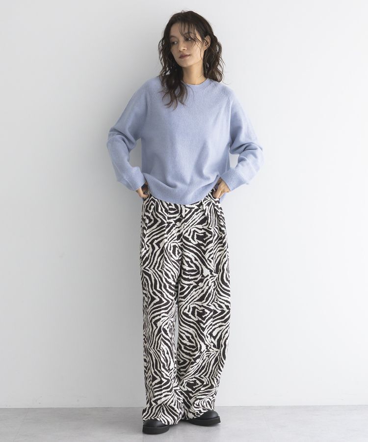 GARAGE OF GOOD CLOTHING「【日本製】ゼブラプリント４タックワイドパンツ」|その他|