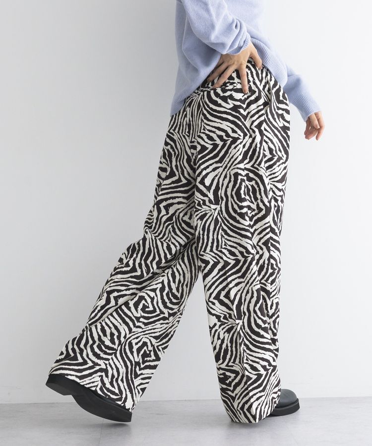GARAGE OF GOOD CLOTHING「【日本製】ゼブラプリント４タックワイドパンツ」|その他|