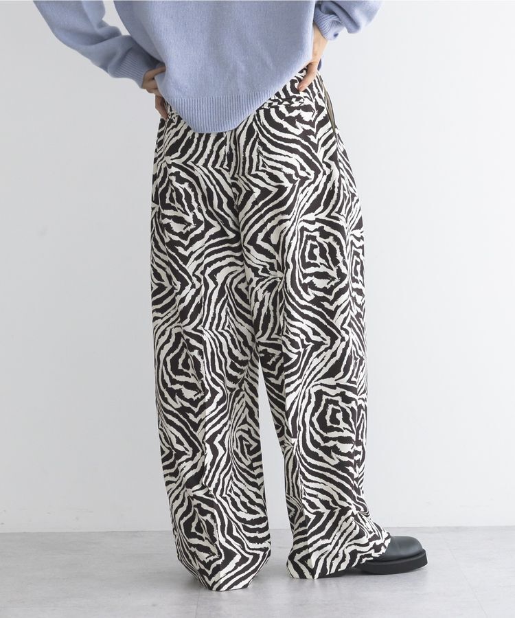 GARAGE OF GOOD CLOTHING「【日本製】ゼブラプリント４タックワイドパンツ」|その他|