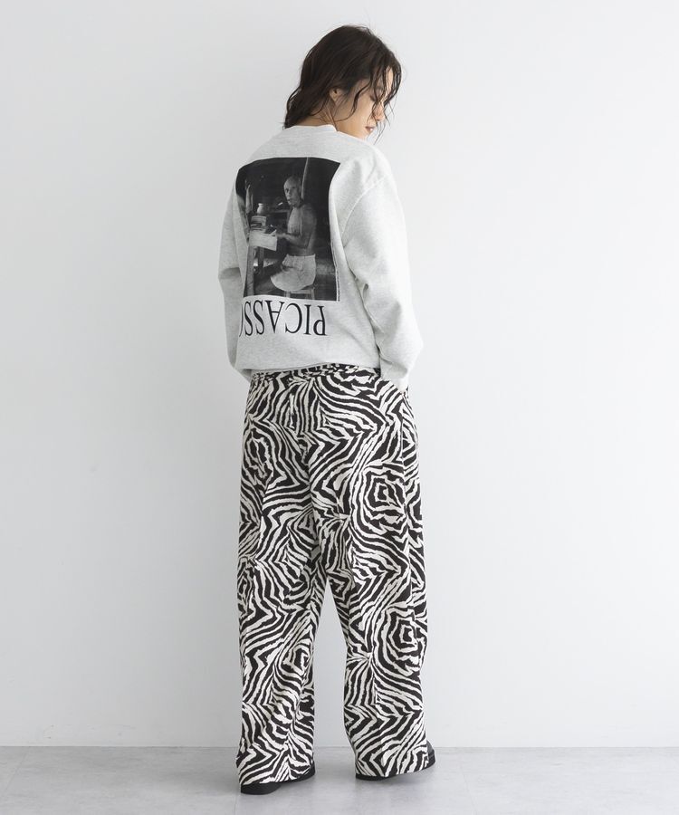 GARAGE OF GOOD CLOTHING「【日本製】ゼブラプリント４タックワイドパンツ」|その他|