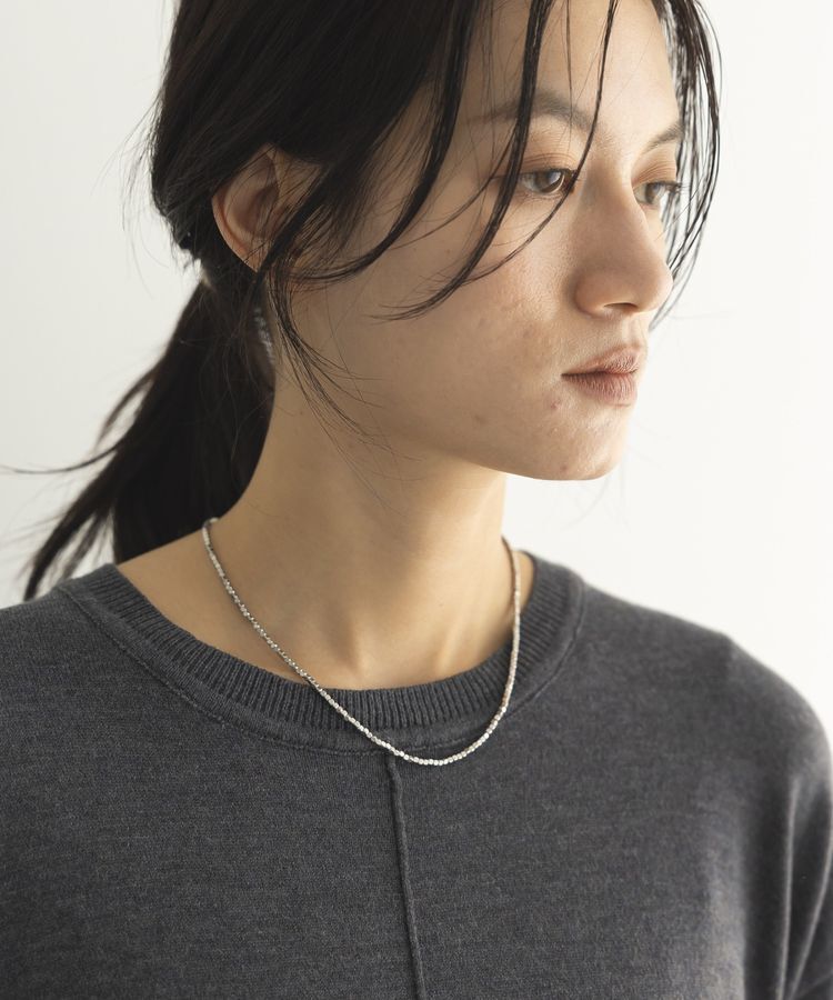 GARAGE OF GOOD CLOTHING「STAINLESSスクエアビーズネックレス」|ネックレス|