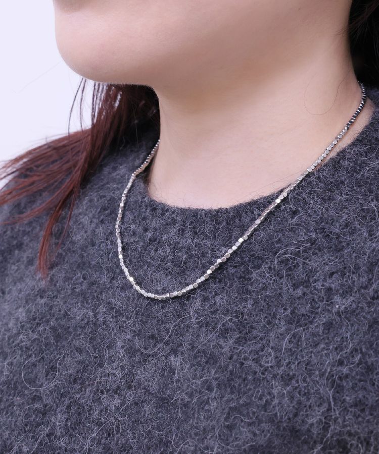 GARAGE OF GOOD CLOTHING「STAINLESSスクエアビーズネックレス」|ネックレス|