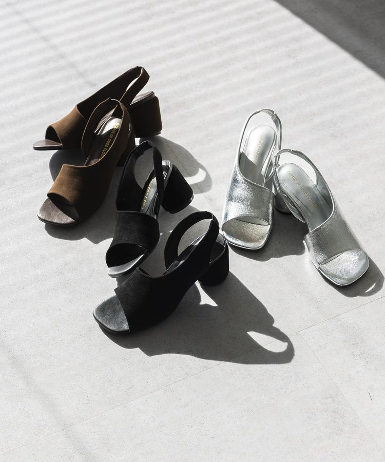 GARAGE OF GOOD CLOTHING「円柱ヒールサンダル（EC限定）」|サンダル|