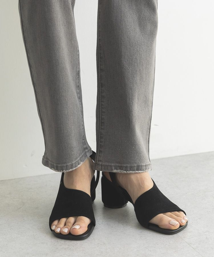 GARAGE OF GOOD CLOTHING「円柱ヒールサンダル（EC限定）」|サンダル|Black