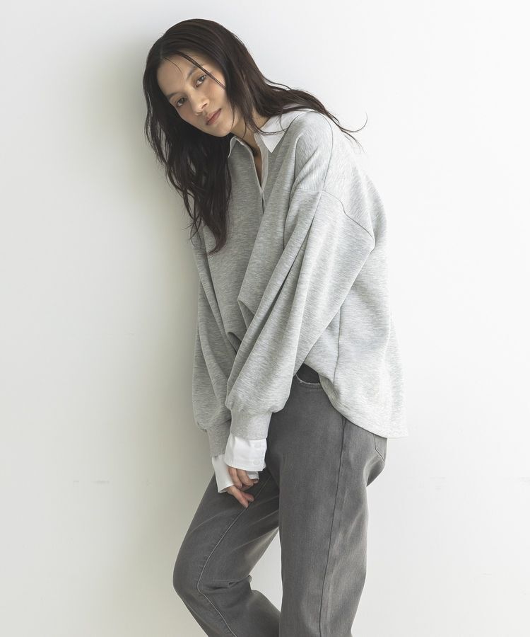 GARAGE OF GOOD CLOTHING「レイヤード風クレリックプルオーバー」|スウェット・ジャージ|