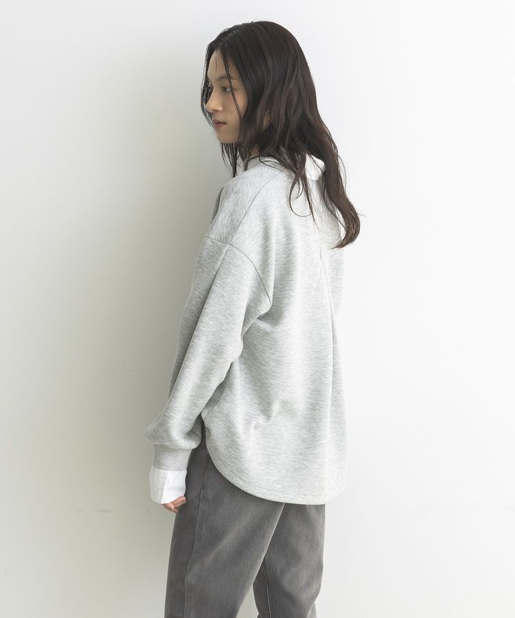 GARAGE OF GOOD CLOTHING「レイヤード風クレリックプルオーバー」|スウェット・ジャージ|