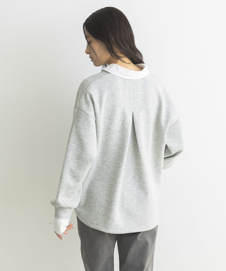 GARAGE OF GOOD CLOTHING「レイヤード風クレリックプルオーバー」|スウェット・ジャージ|