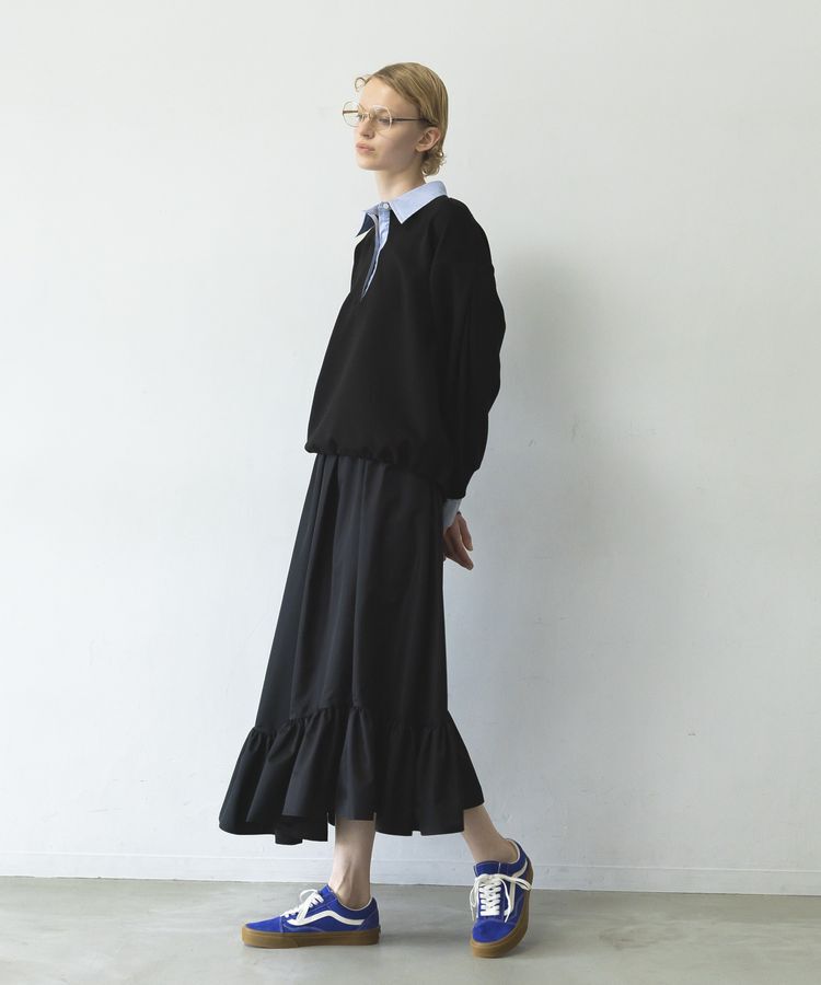 GARAGE OF GOOD CLOTHING「レイヤード風クレリックプルオーバー」|スウェット・ジャージ|