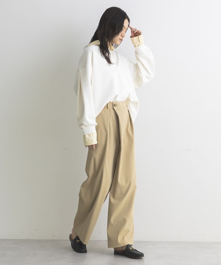 GARAGE OF GOOD CLOTHING「レイヤード風クレリックプルオーバー」|スウェット・ジャージ|