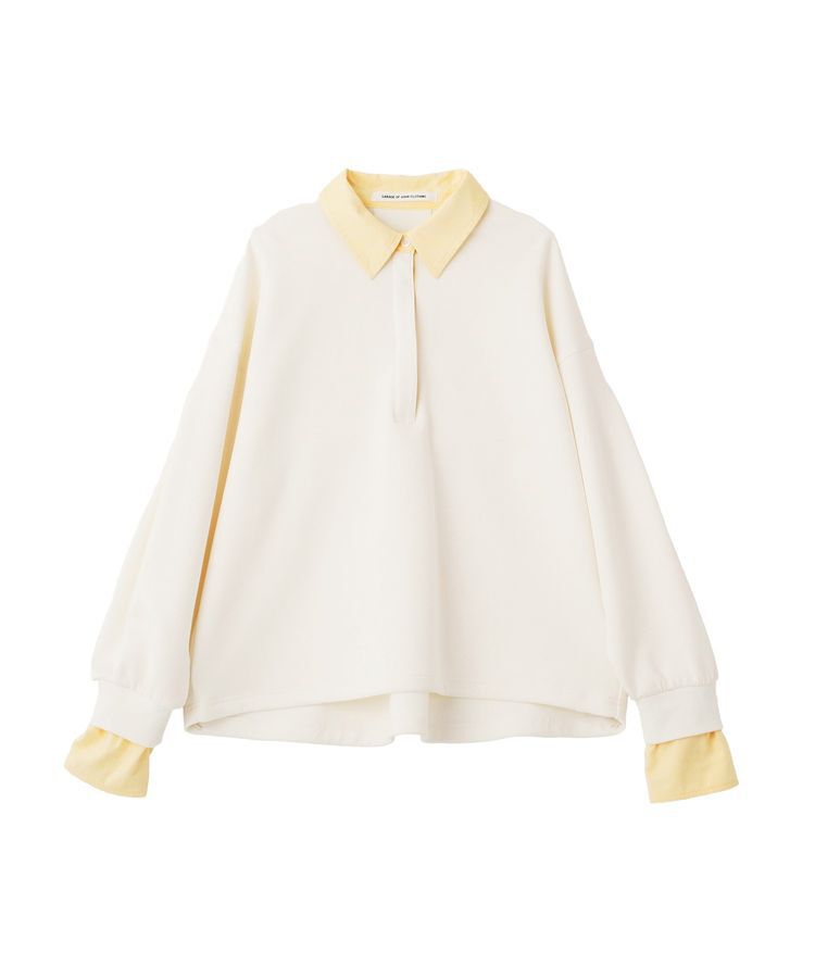 GARAGE OF GOOD CLOTHING「レイヤード風クレリックプルオーバー」|スウェット・ジャージ|