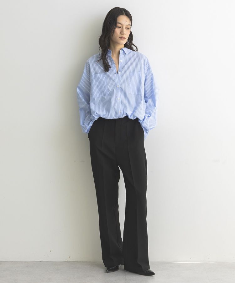 GARAGE OF GOOD CLOTHING「裾ドロストロングスリーブスクエアシャツ」|シャツ・ブラウス|