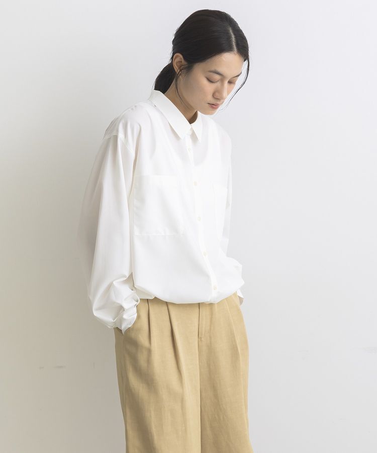 GARAGE OF GOOD CLOTHING「裾ドロストロングスリーブスクエアシャツ」|シャツ・ブラウス|