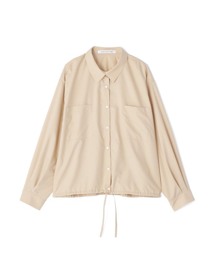 GARAGE OF GOOD CLOTHING「裾ドロストロングスリーブスクエアシャツ」|シャツ・ブラウス|