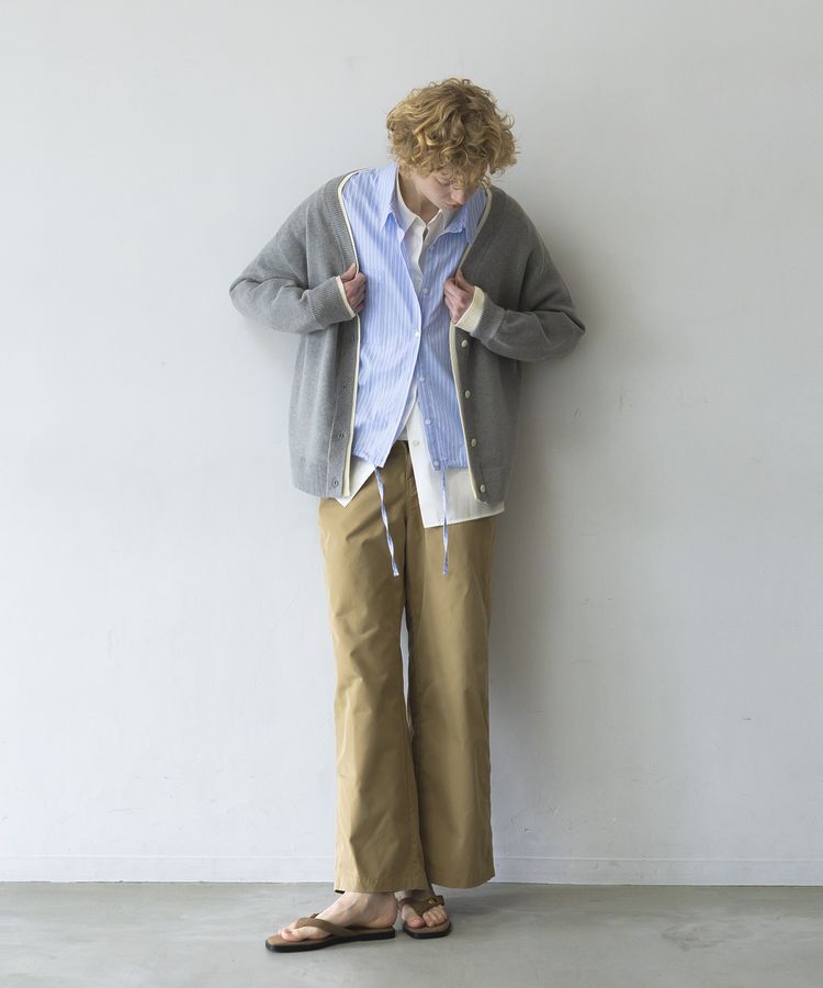 GARAGE OF GOOD CLOTHING「裾ドロストロングスリーブスクエアシャツ」|シャツ・ブラウス|