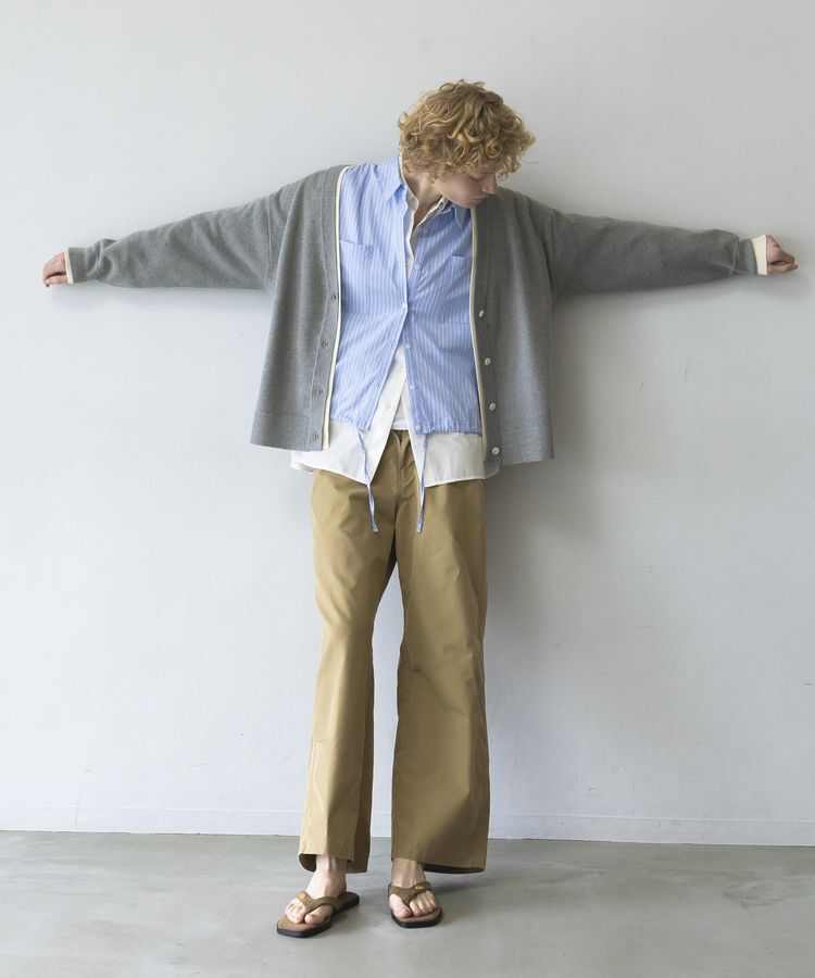 GARAGE OF GOOD CLOTHING「裾ドロストロングスリーブスクエアシャツ」|シャツ・ブラウス|