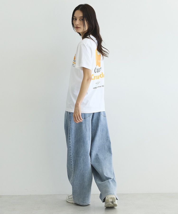 GARAGE OF GOOD CLOTHING「ワイドタック入りパンツ」|デニム|