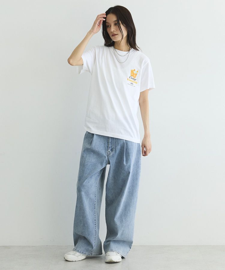 GARAGE OF GOOD CLOTHING「ワイドタック入りパンツ」|デニム|