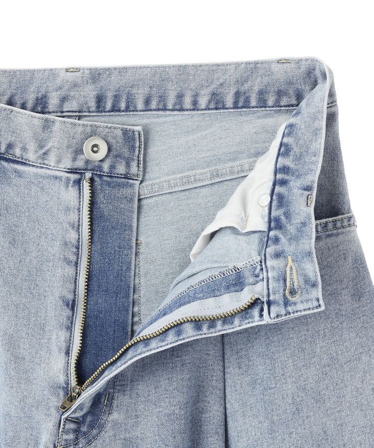 GARAGE OF GOOD CLOTHING「ワイドタック入りパンツ」|デニム|